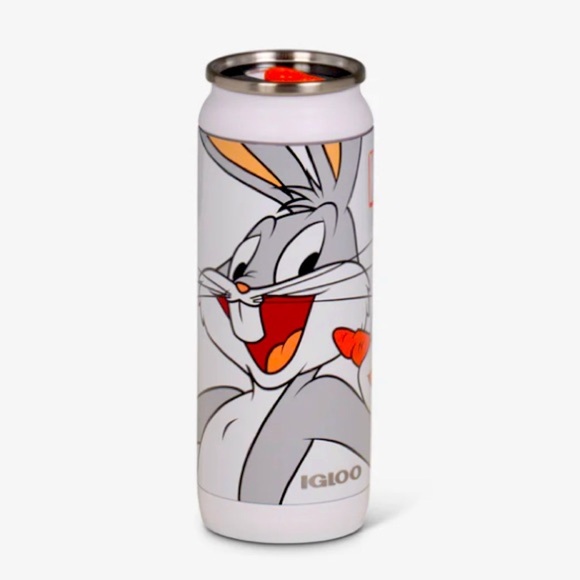 Looney Tunes Bugs Bunny 16 oz Insulated Tumbler Igloo Cooler Can New - Picture 1 of 10